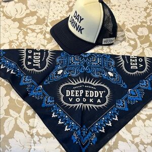 Deep Eddy Vodka Bandana and Day Drink Cap